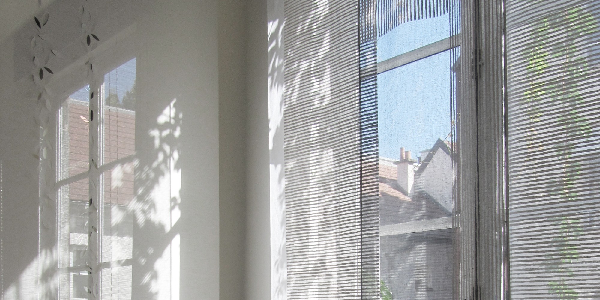 "Siesta" design as window treatment  