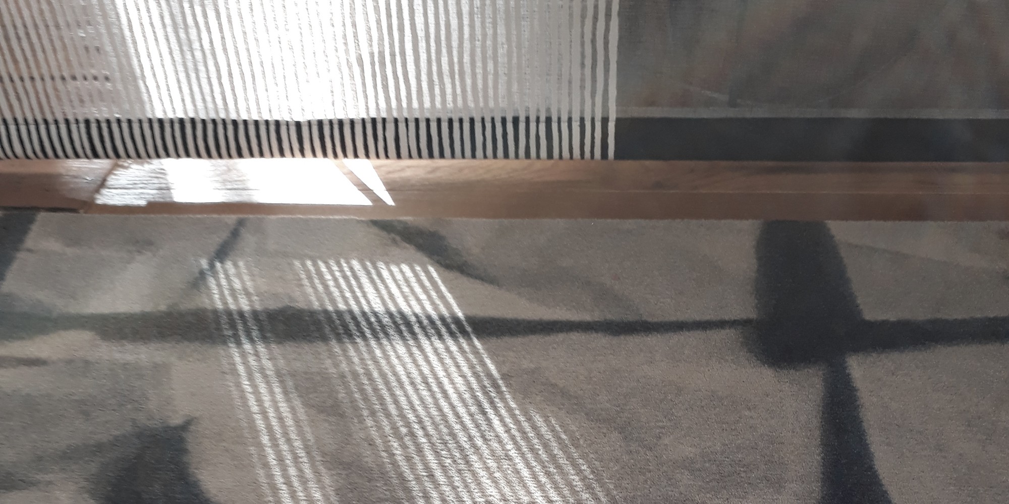 Projection de lumière à travers le dessin "sieste"