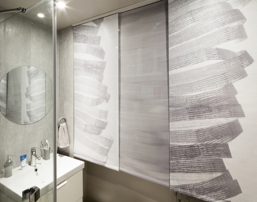 Portes de placard en textile -1