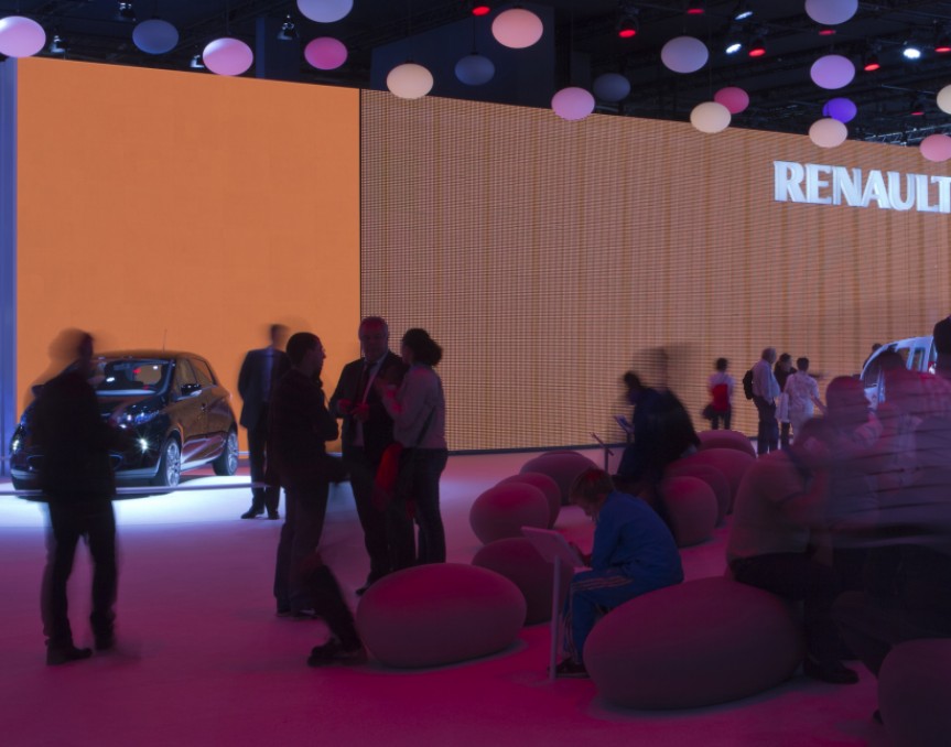 Paris Automobile Convention 2012 . Renault booth-1