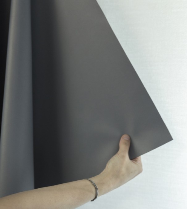 blackout curtains in meeting room-detail