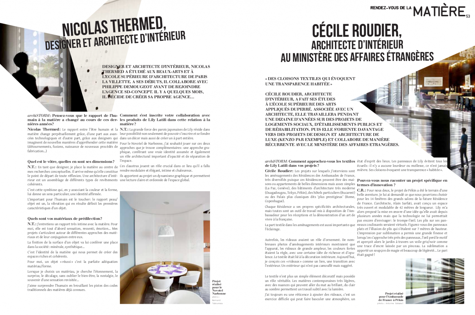 Archistorm 2013 -  interviews of Nicolas Thermed - Cécile Roudier 