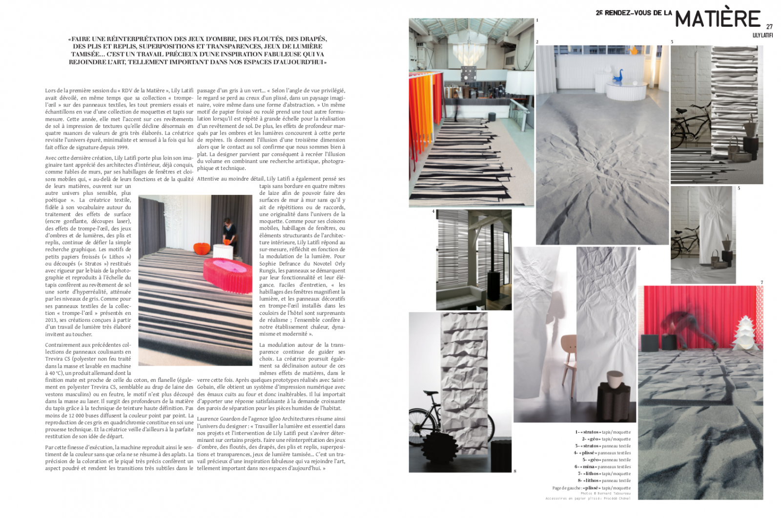 Archistorm - numéro spécial #8 - 2014 - Le textile revisité par la lumière 