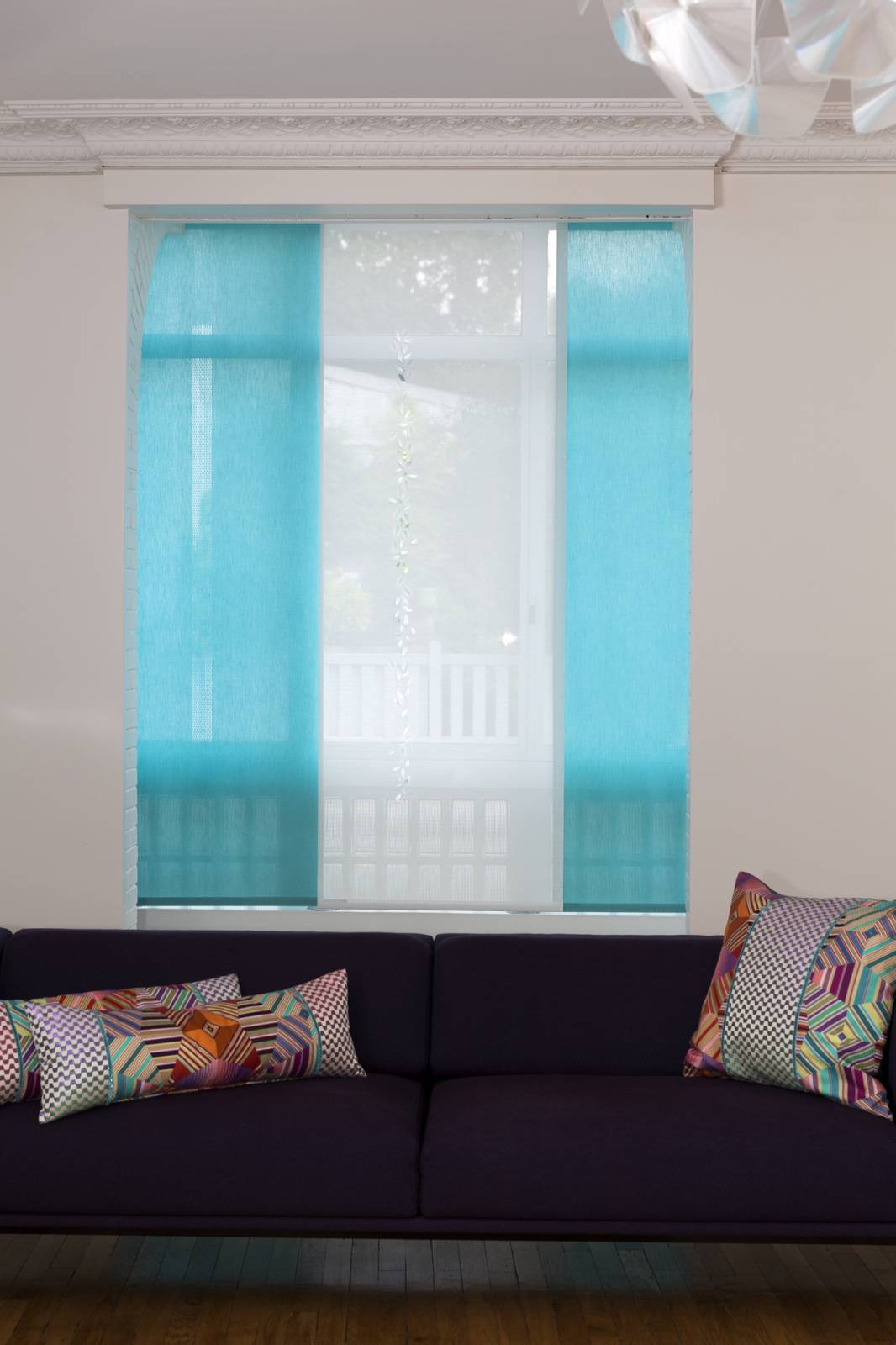 "Rain drops" translucent sliding panel - 11