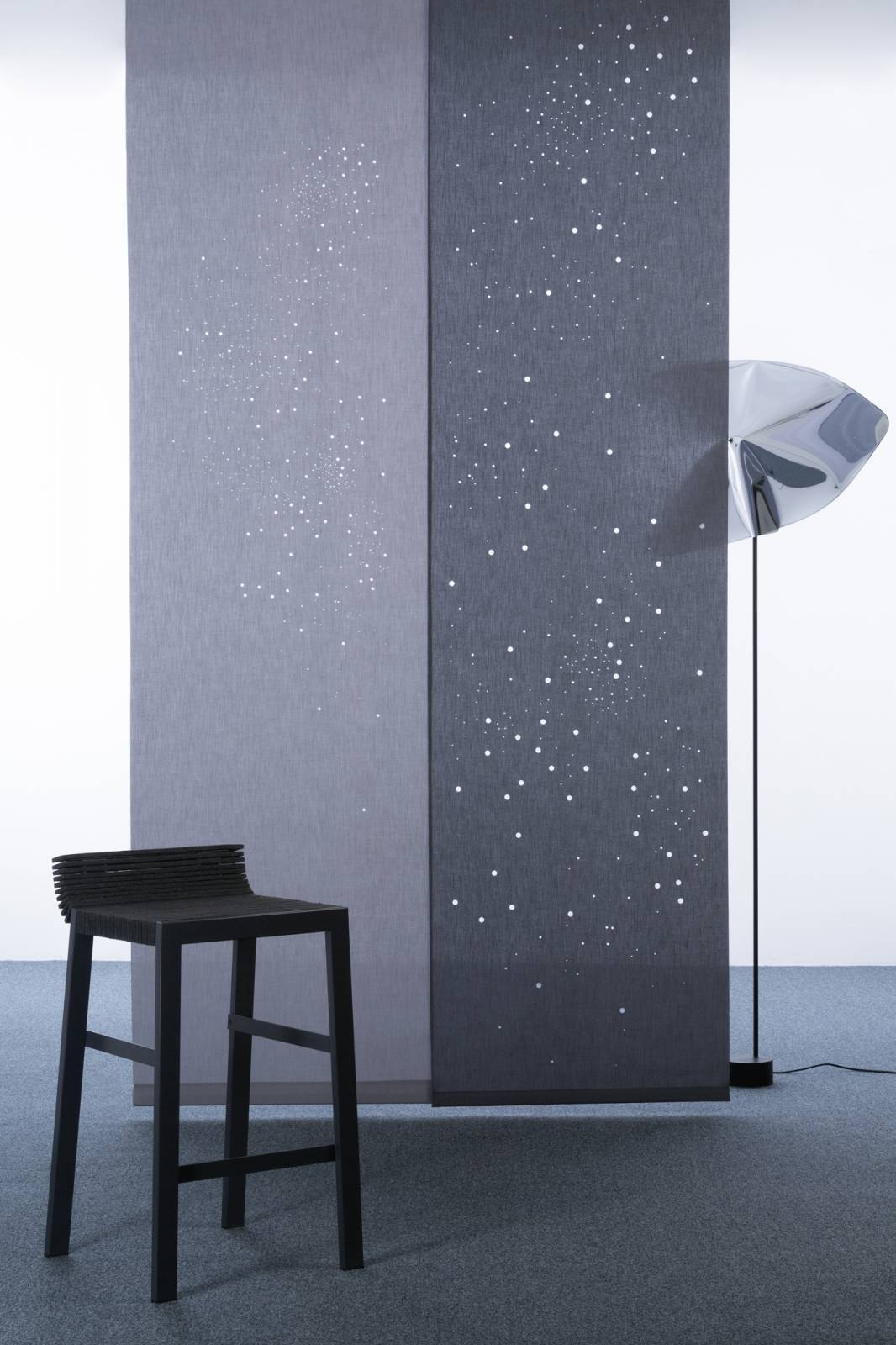 "Milky way" translucent sliding panels - 1