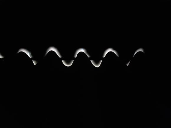 Rideau wave occultant détail haut