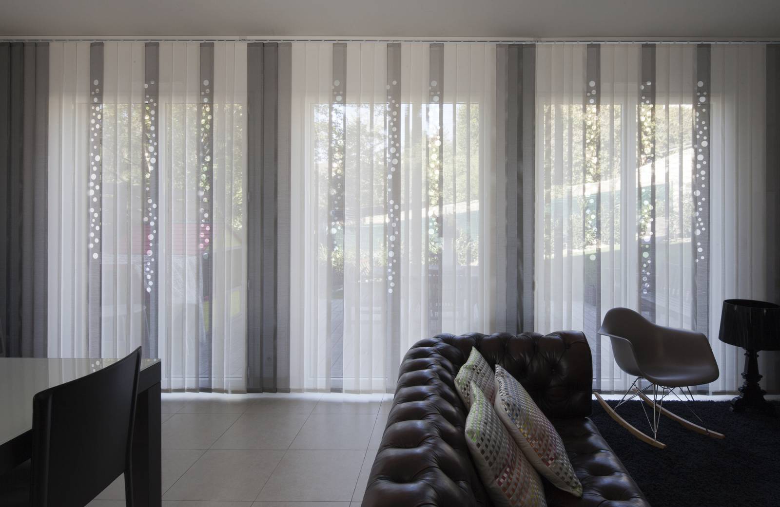 Vertical blinds "Bubbles" - example 1