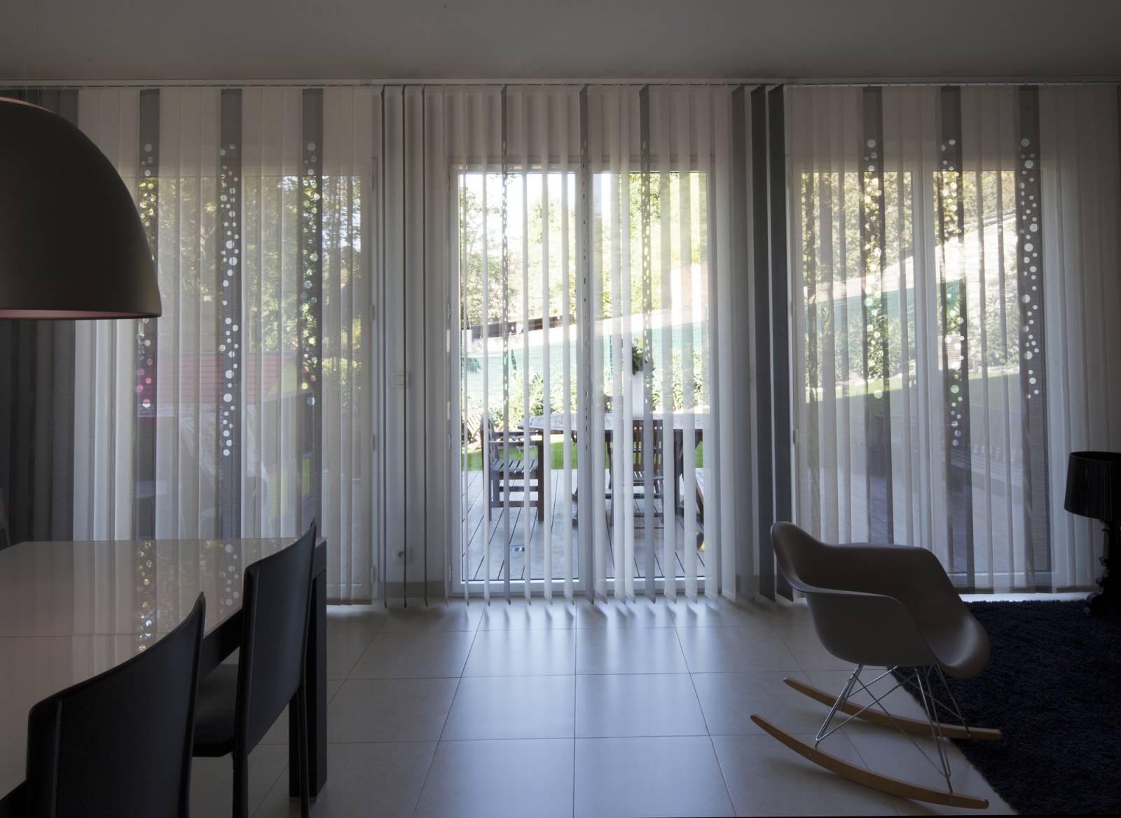 Vertical blinds "Bubbles" - example 2