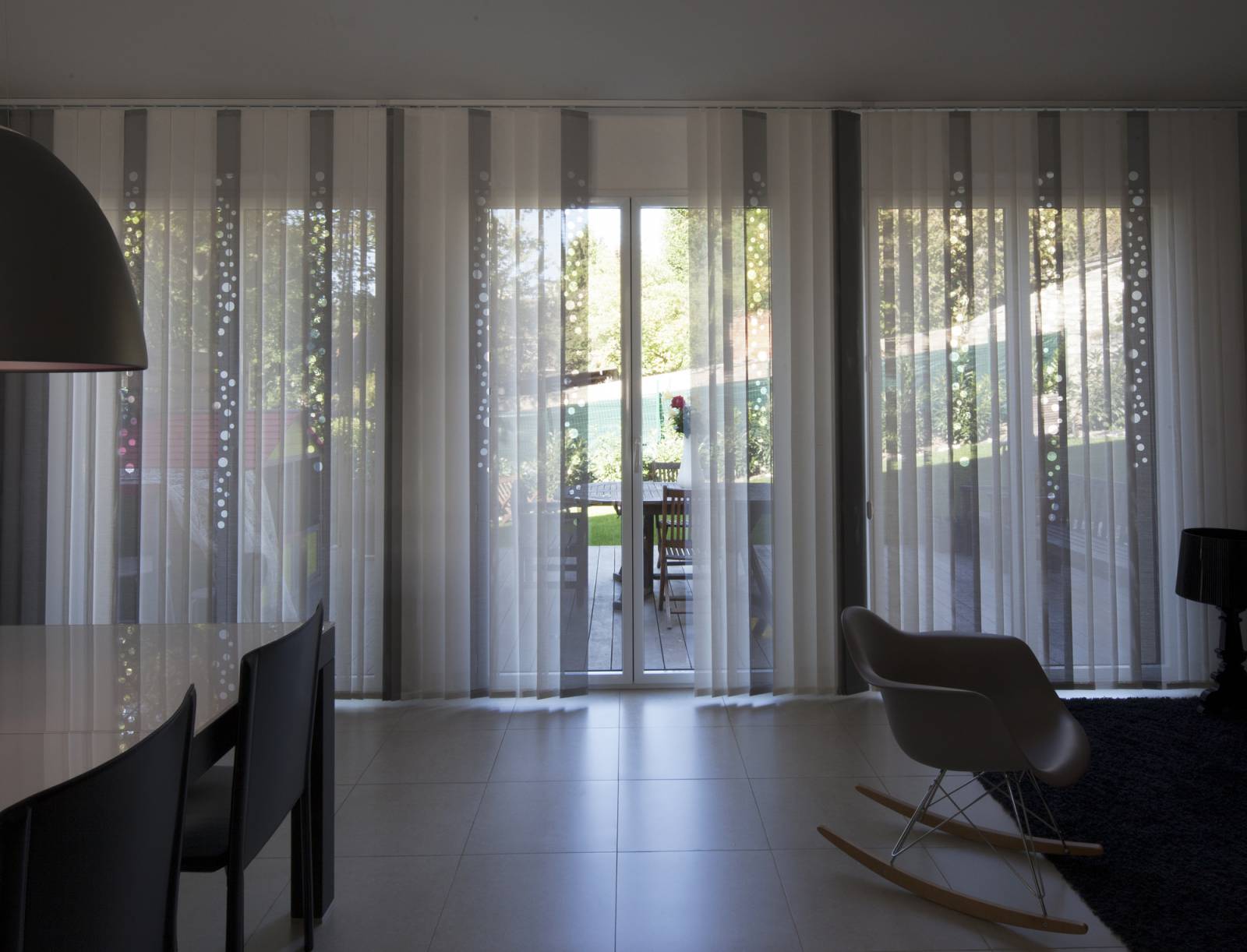 Vertical blinds "Bubbles" - example 3