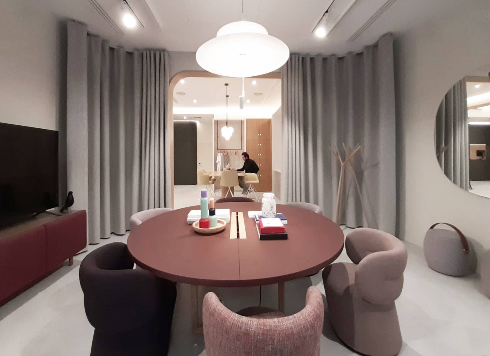 Namad-felt-curtain-in-Moore-Paris-Showroom