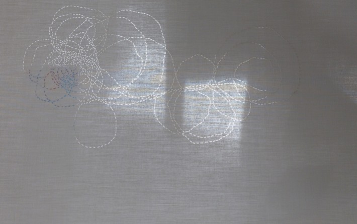 Parois en verre translucides "chemin infini" : réalisation