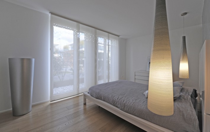 Panneaux japonais écrans solaires "Bulles de savon" : appartement privé - Suisse