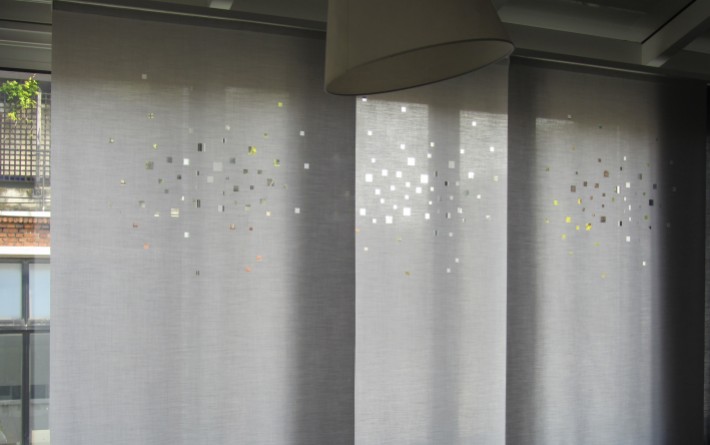 Panneaux japonais translucides "Lumières de la ville" - exemple de réalisation 3