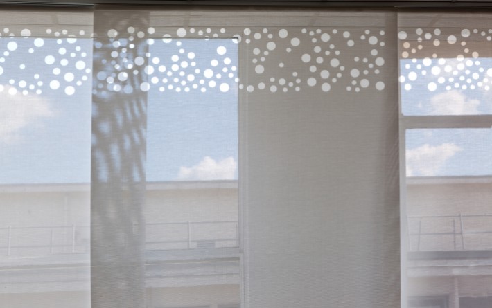 "Bubbles" sun screen sliding panel : executive office - Paris - 3