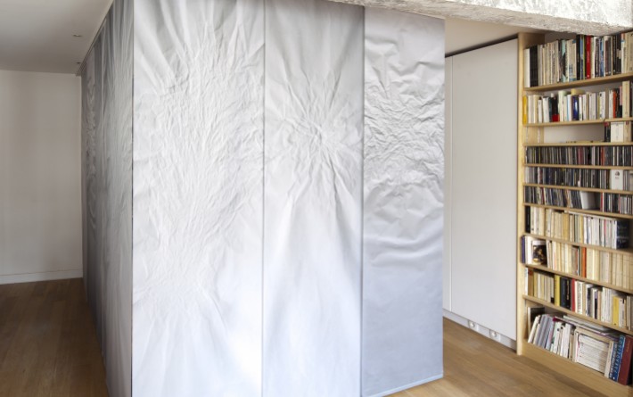 Panneaux japonais trompe l'oeil "Géo" - exemple de réalisation 1