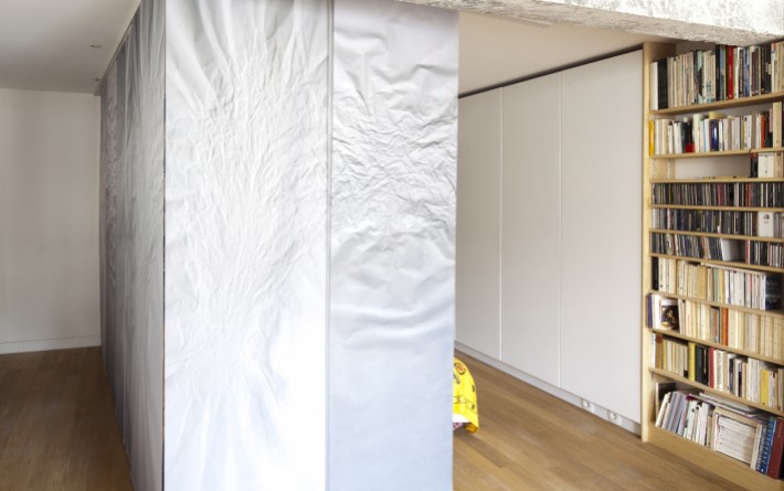 Panneaux japonais trompe l'oeil "Géo" - exemple de réalisation 2
