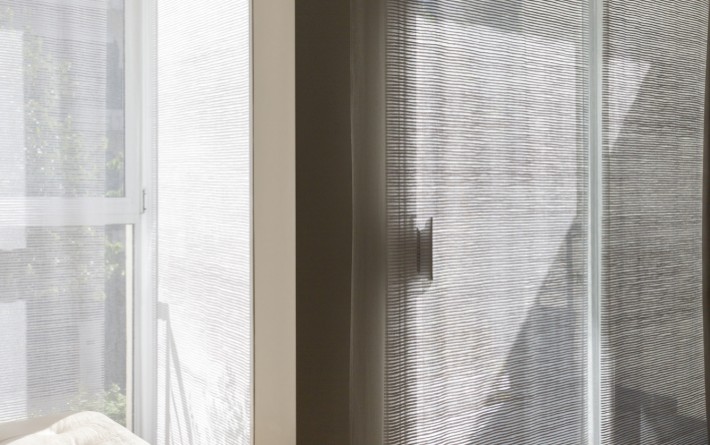 Panneaux japonais transparents "Sieste H" - exemple de réalisation 2