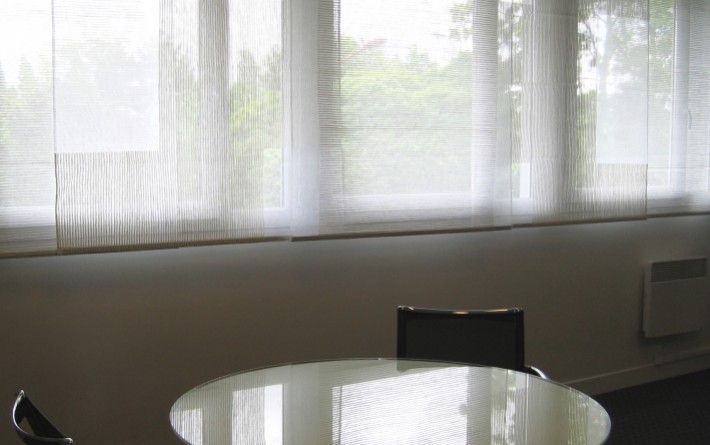 Panneaux japonais transparents "Sieste V" - exemple de réalisation 6