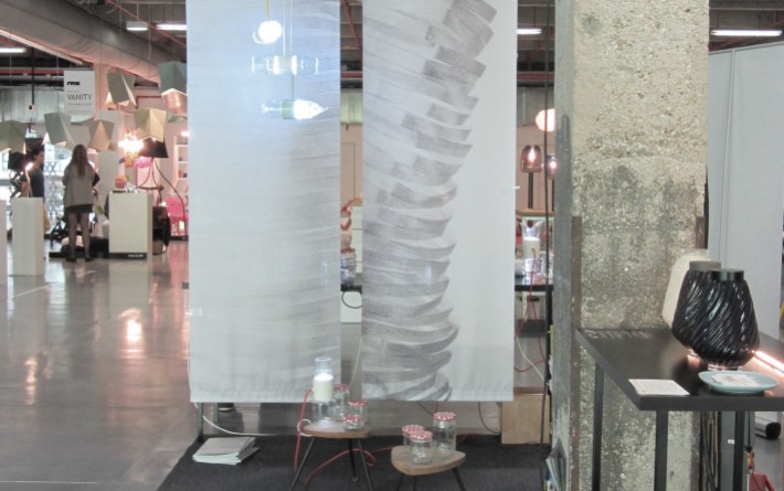Panneaux japonais trompe l'oeil "Souffle" - exemple de réalisation 2