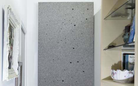 "Milky way" acoustic sliding panel - example 1