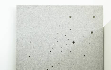 "Milky way" acoustic sliding panel - example 2
