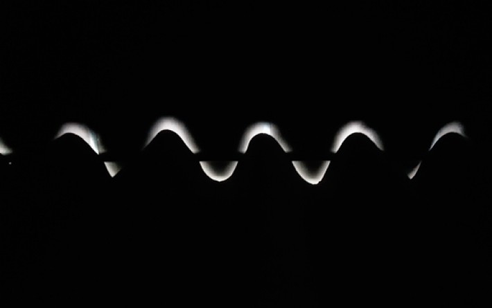 Rideau wave occultant détail haut