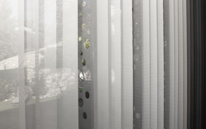 Vertical blinds "Bubbles" - example 6