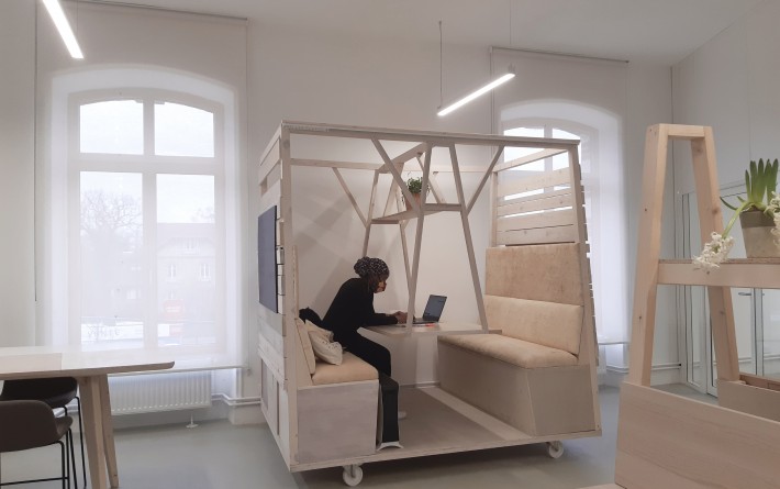 Stores enrouleurs - espace coworking