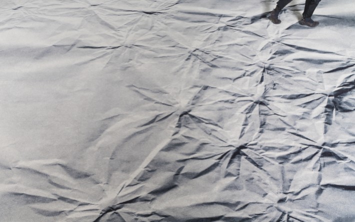 Moquette trompe-l'oeil sur mesure "Mina" - exemple de réalisation 1