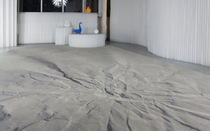 Tapis trompe-l'oeil sur mesure "Géo" - exemple de réalisation 1