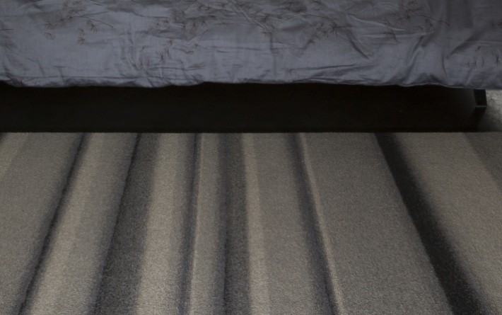 Tapis trompe-l'oeil sur mesure "Plissé" - exemple de réalisation 4