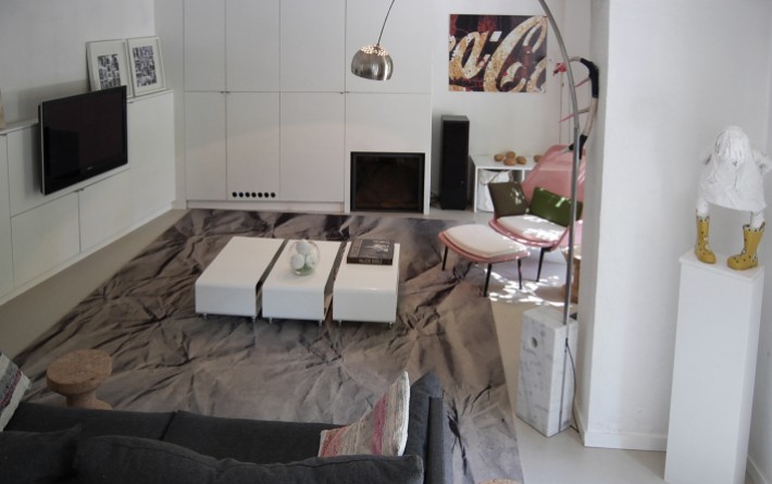 Tapis trompe-l'oeil sur mesure "Mina" - exemple de réalisation 6