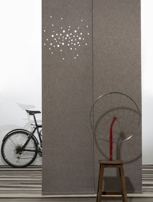 "City lights" acoustic sliding panels