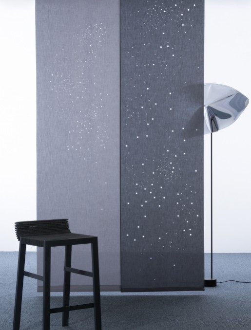 "Milky way" translucent sliding panels - 1