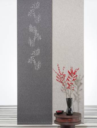 Panneaux japonais Namad - Feutre acoustique - Nuage de fleurs