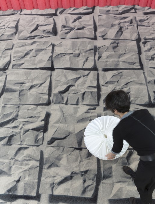 Tapis trompe-l'oeil sur mesure "Lithos"