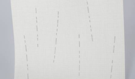 Tissu "Mikado" écran solaire pour panneaux japonais : 86 blanc