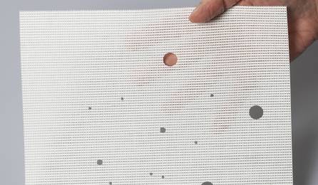 Tissu "Voie lactée" écran solaire pour panneaux japonais : 86 blanc