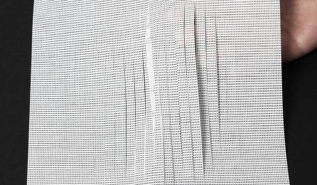 Tissu "Soleil" écran solaire pour panneaux japonais : 86 blanc
