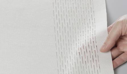 Tissu "Gouttes de pluie" translucide pour panneaux japonais