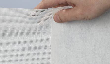 samples of sun screens in open or dense mesh