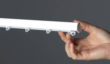 curtain track for flat curtains