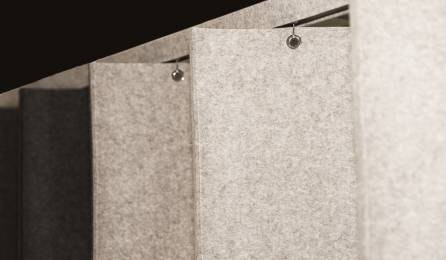 Pleating panel fitting system