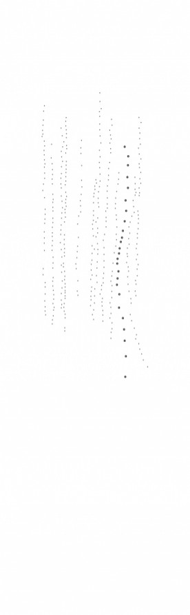 "Fireflies" translucent sliding panels