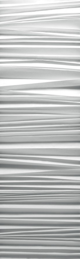 "Pleated" trompe l'oeil sliding panels
