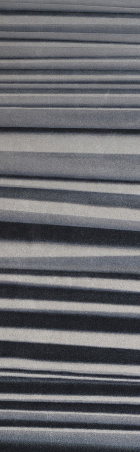 "Pleated" custom trompe l'oeil rugs