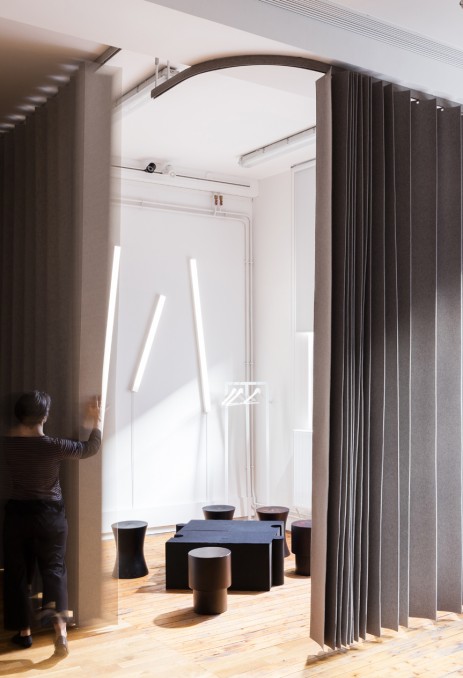 "Namad" acoustic felt collection - "Namad" pleating panel